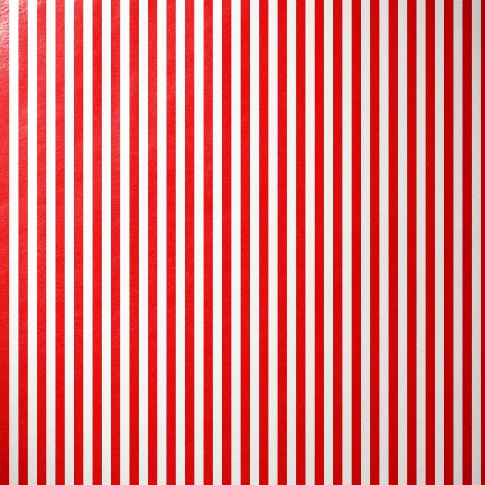 Candy Cane Stripe Wrapping Paper - Cherry Stick - Haus of Wrap