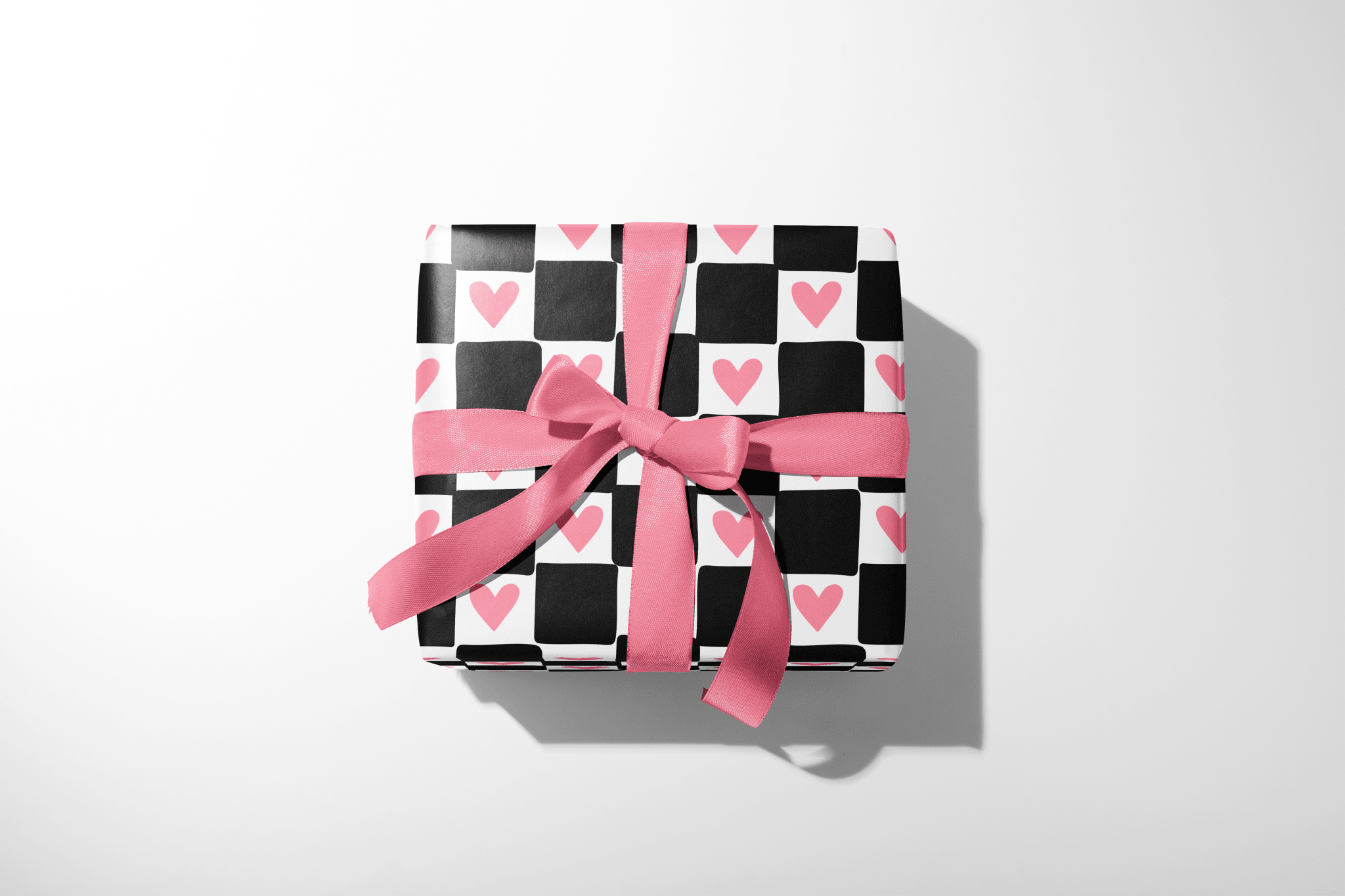 Retro Check Hearts - Haus of Wrap