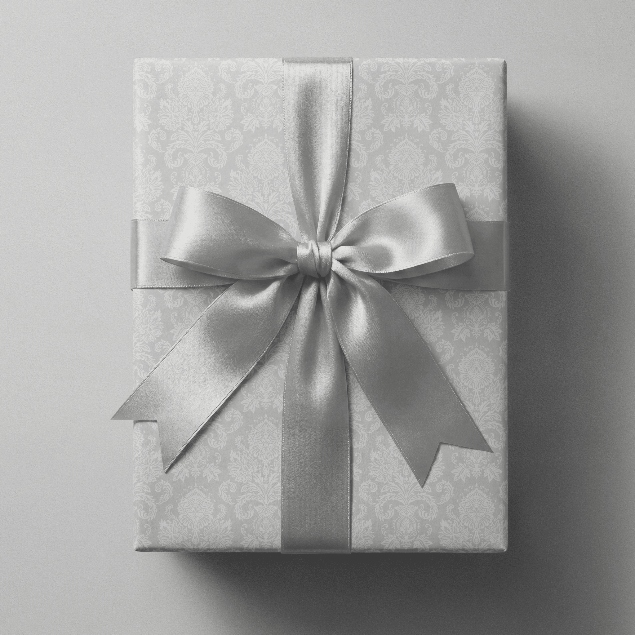 Wedding Wrapping Paper - Silver Vow - Haus of Wrap