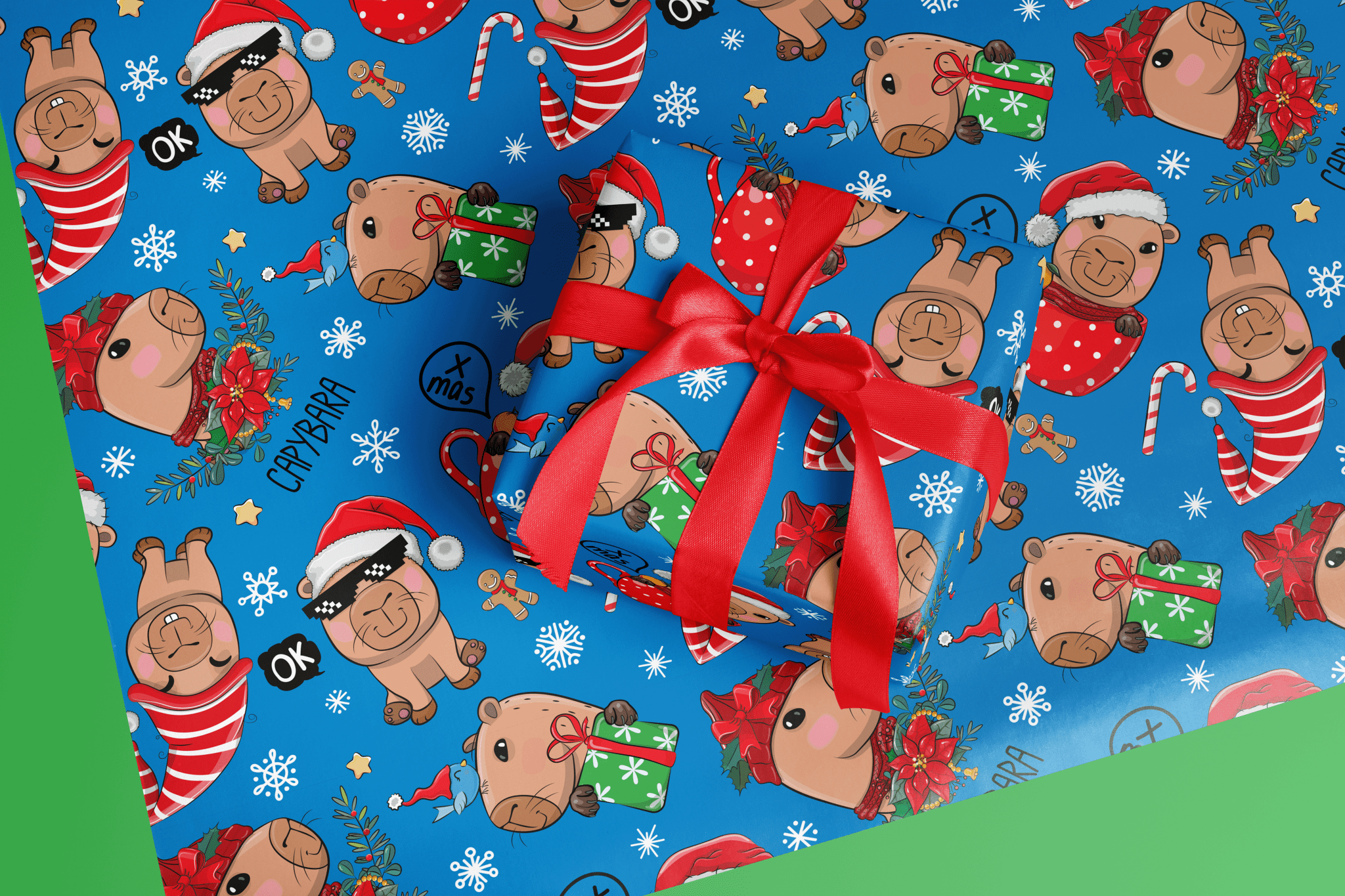 Capybara Claus - Haus of Wrap