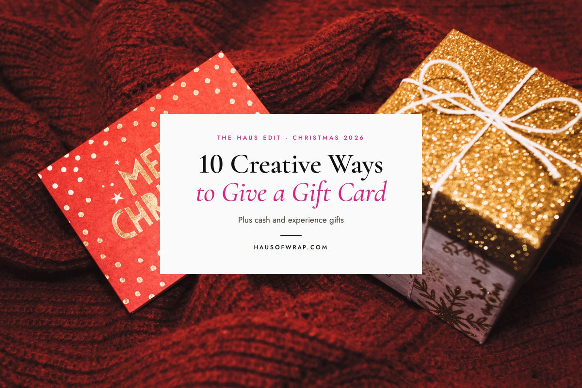 10 Creative Ways to Give a Gift Card, Cash or Experience This Christmas - Haus of Wrap