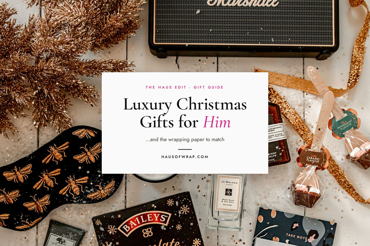 Luxury Christmas Gifts for Him (and the Wrapping Paper to Match) - Haus of Wrap