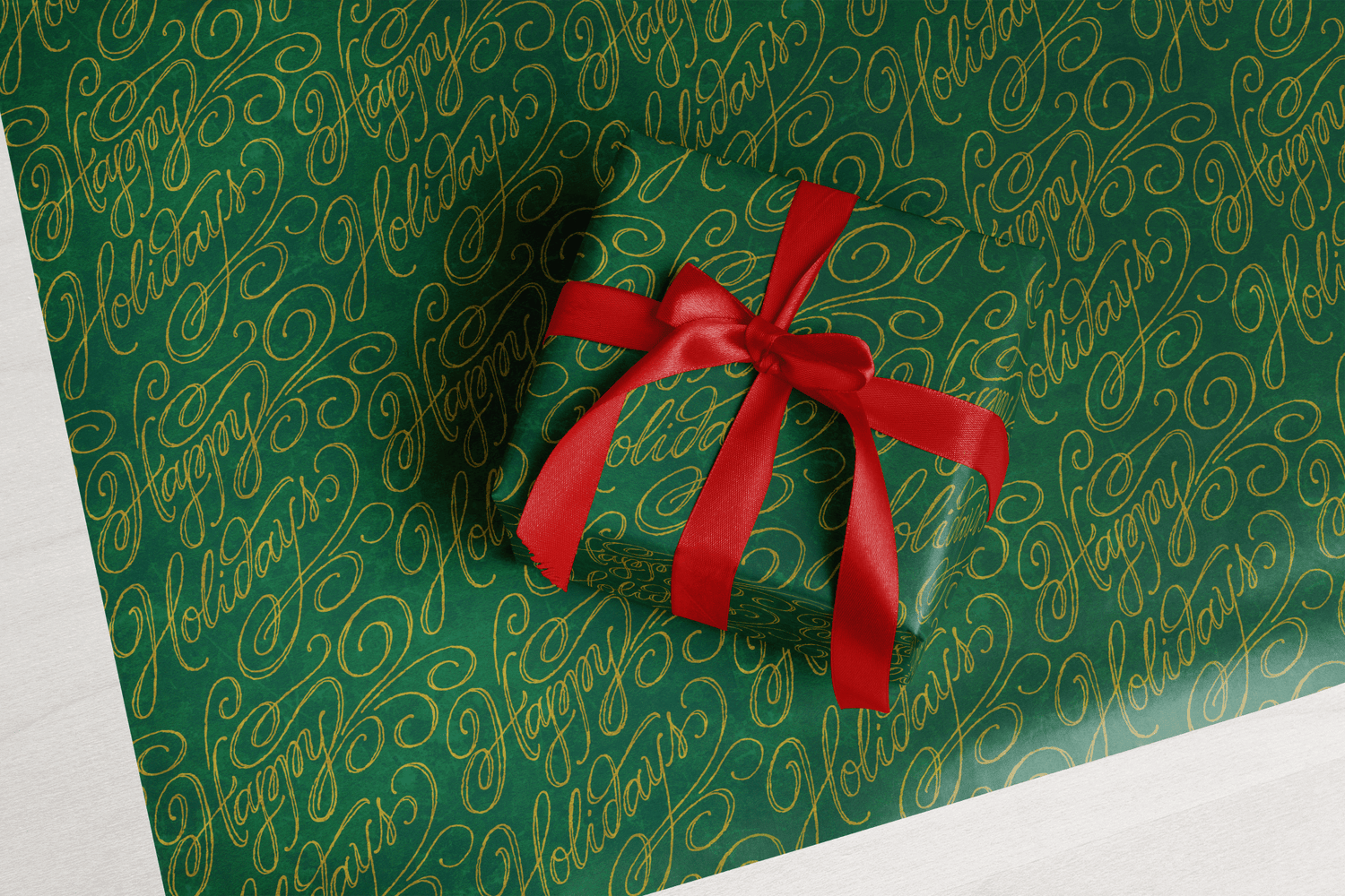 Emerald Calligraphy - Haus of Wrap