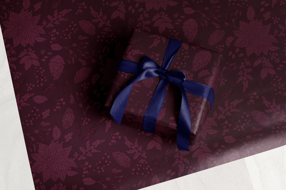 Merlot Brocade - Haus of Wrap