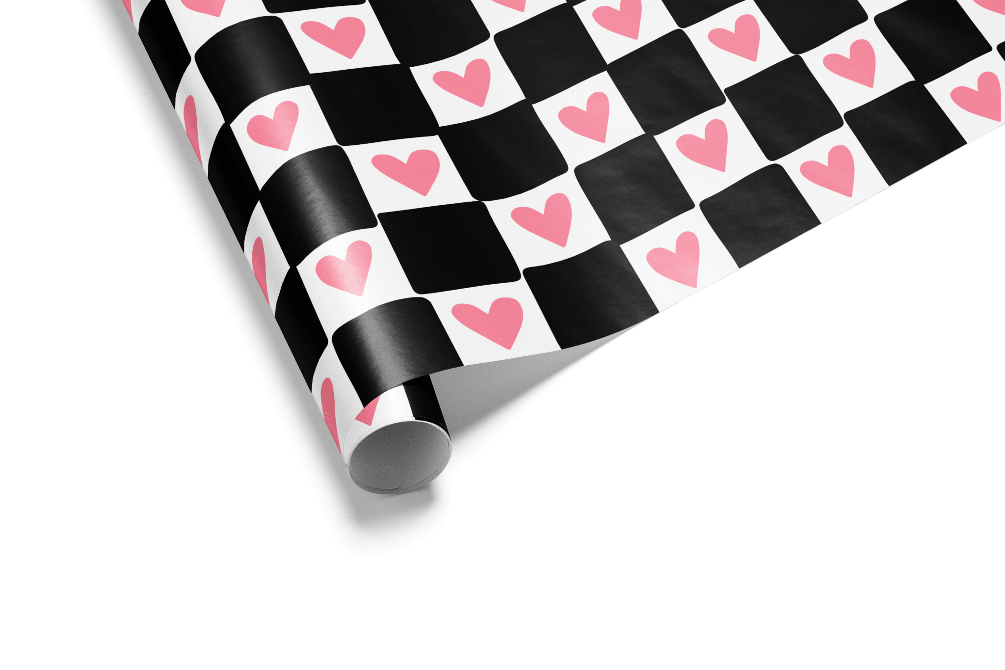 Retro Check Hearts - Haus of Wrap