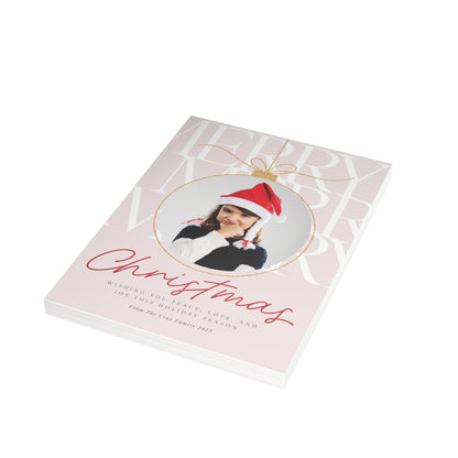 Elegant Ornament Christmas Photo Postcard - Haus of Wrap