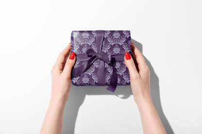 Lavish Lavender Damask - Haus of Wrap