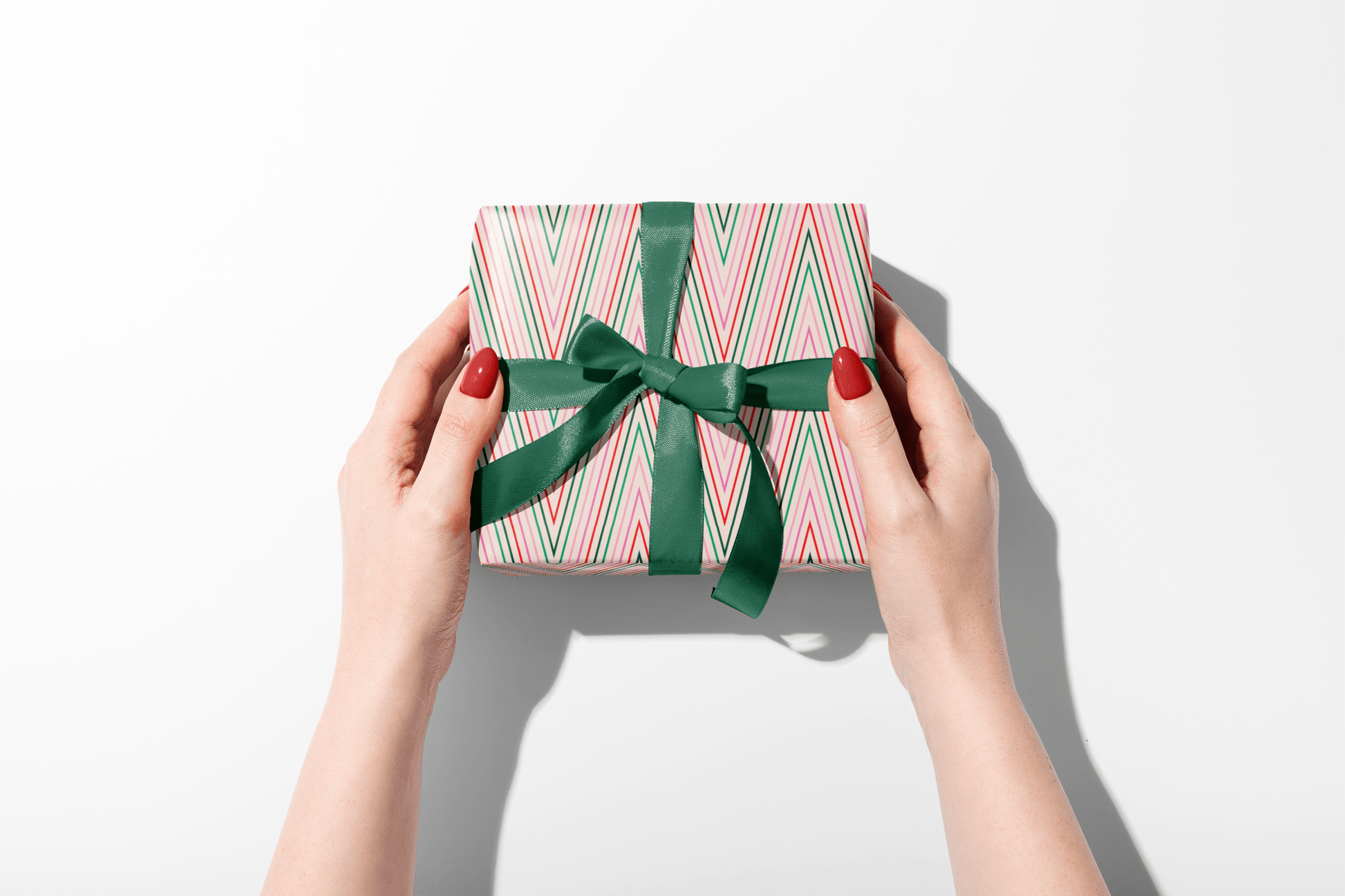 Candy Cane Chevron - Haus of Wrap