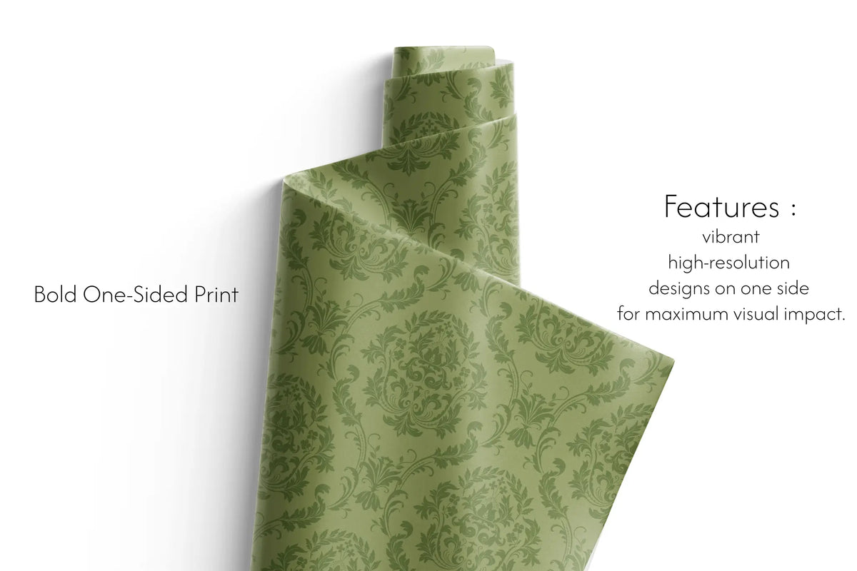 Green Wrapping Paper - Verde Lusso - Haus of Wrap