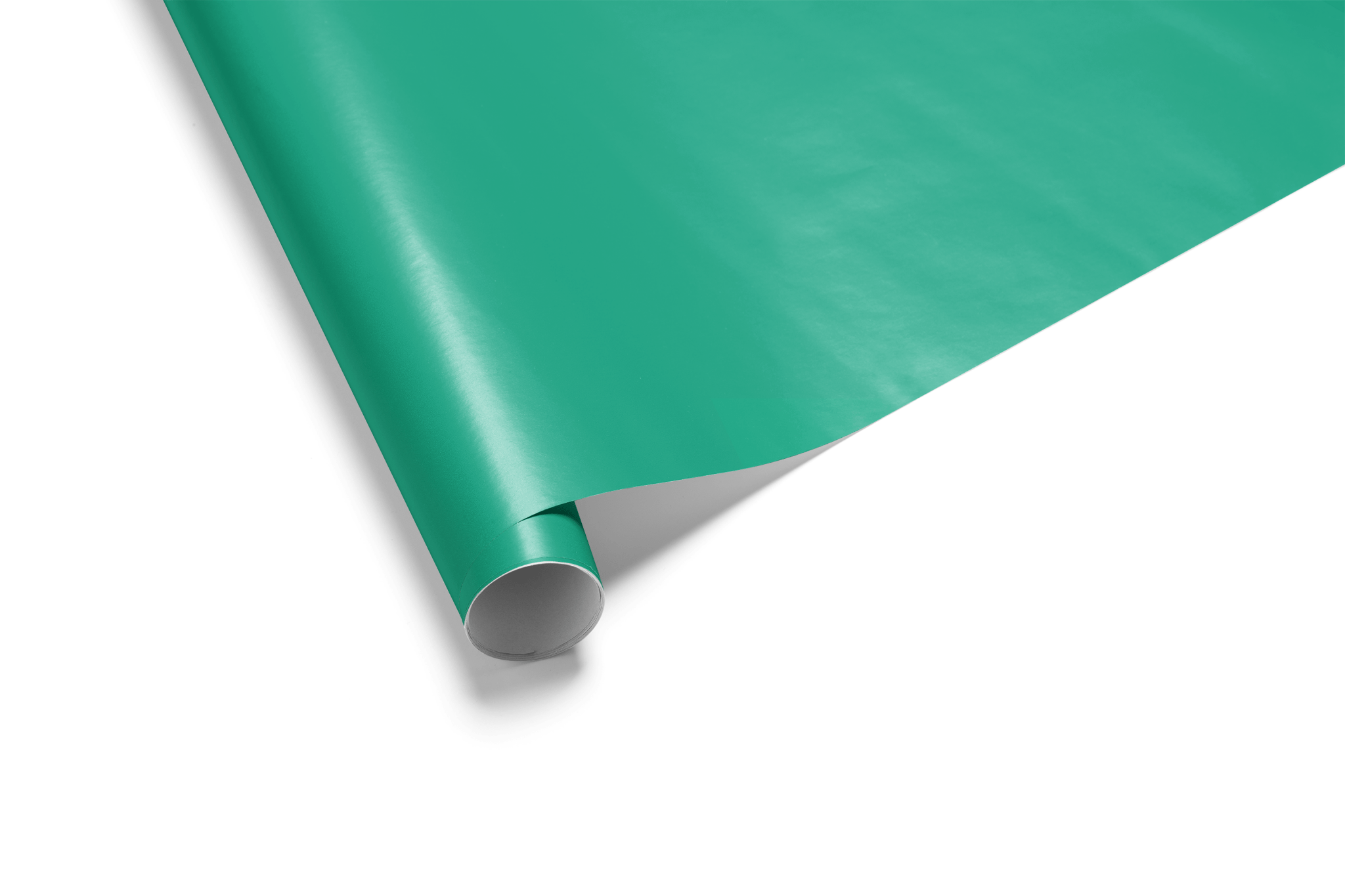 Solid teal wrapping paper swatch, ideal for solid color wrapping paper and creating a bold, glamorous background for gifts.