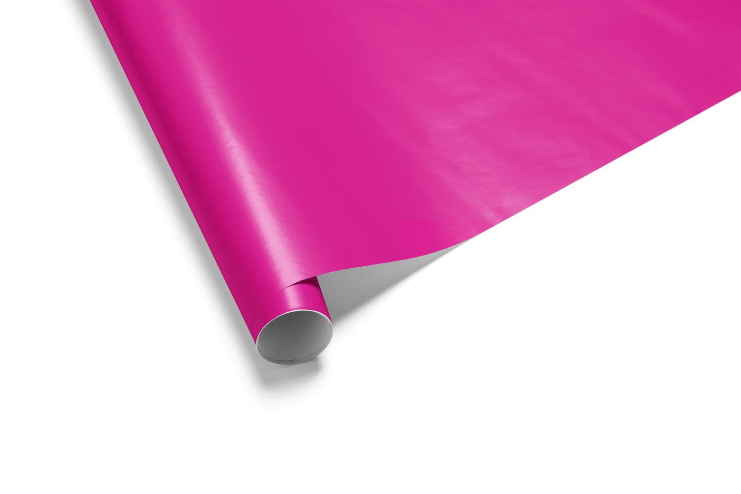 Solid hot pink wrapping paper swatch, ideal for solid color wrapping paper and creating a bold, high-impact background for gifts.