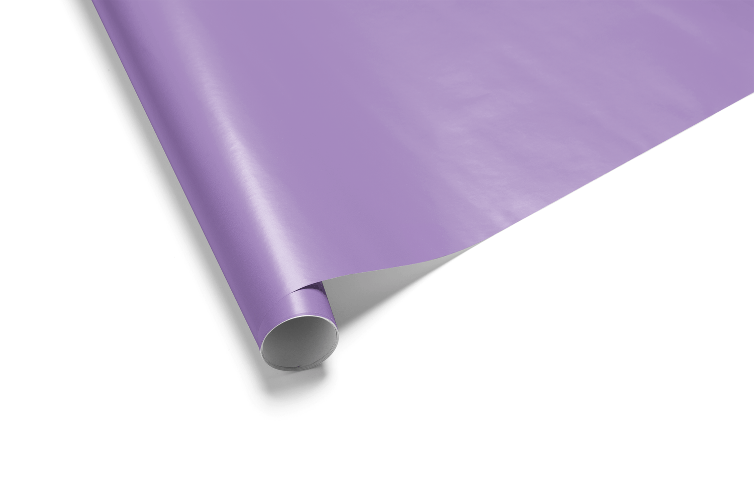 Solid lavender wrapping paper swatch, ideal for solid color wrapping paper and creating a charming, foundational look for gifts.