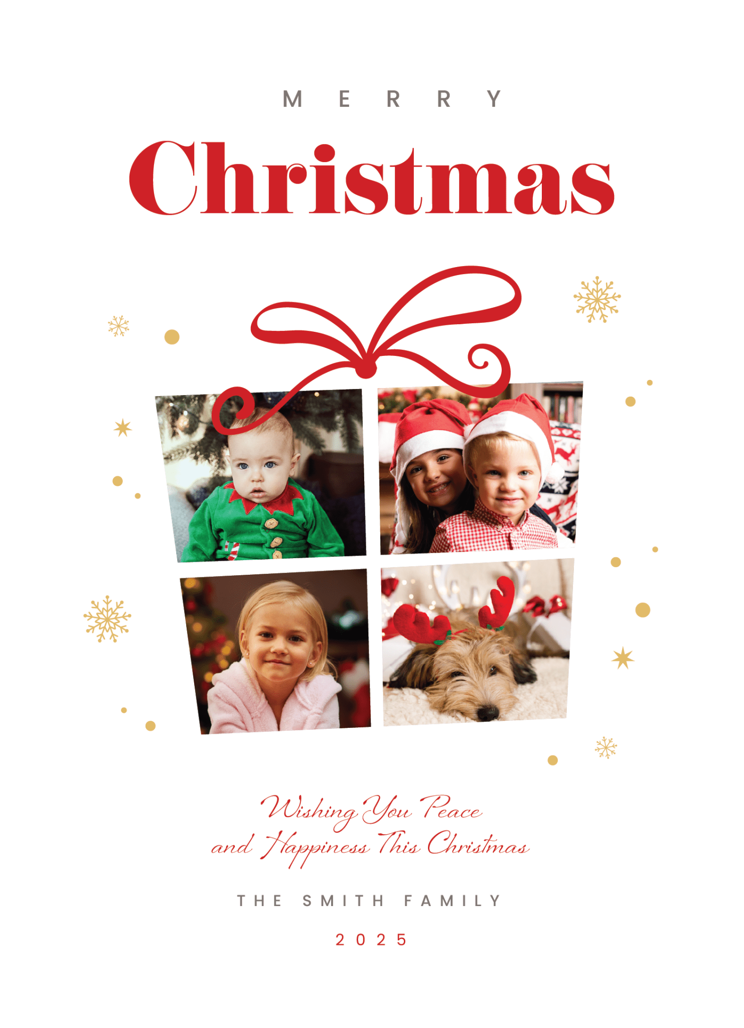 Christmas Gift Photocard - Haus of Wrap