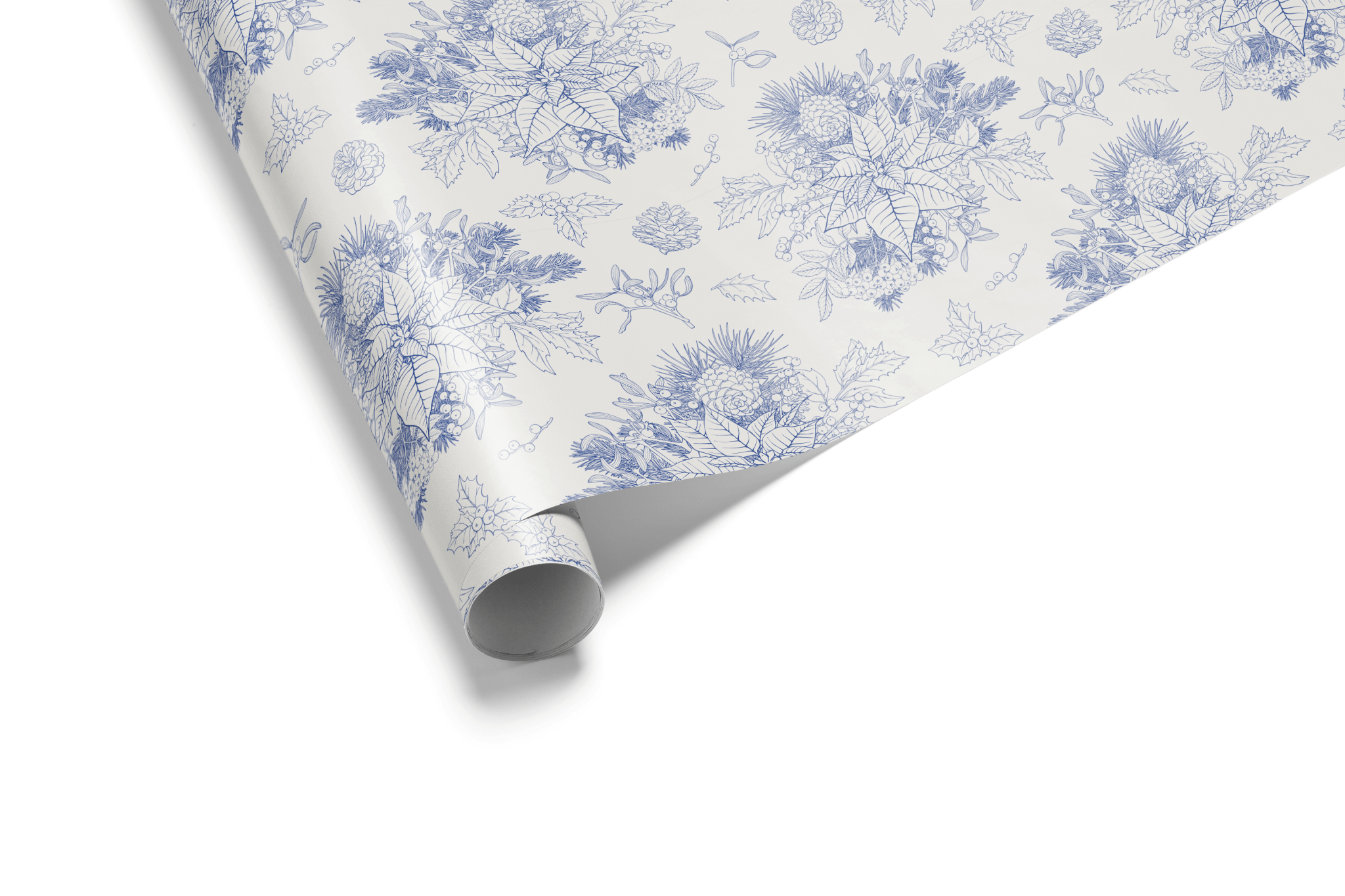 Blue Toile Flora - Haus of Wrap