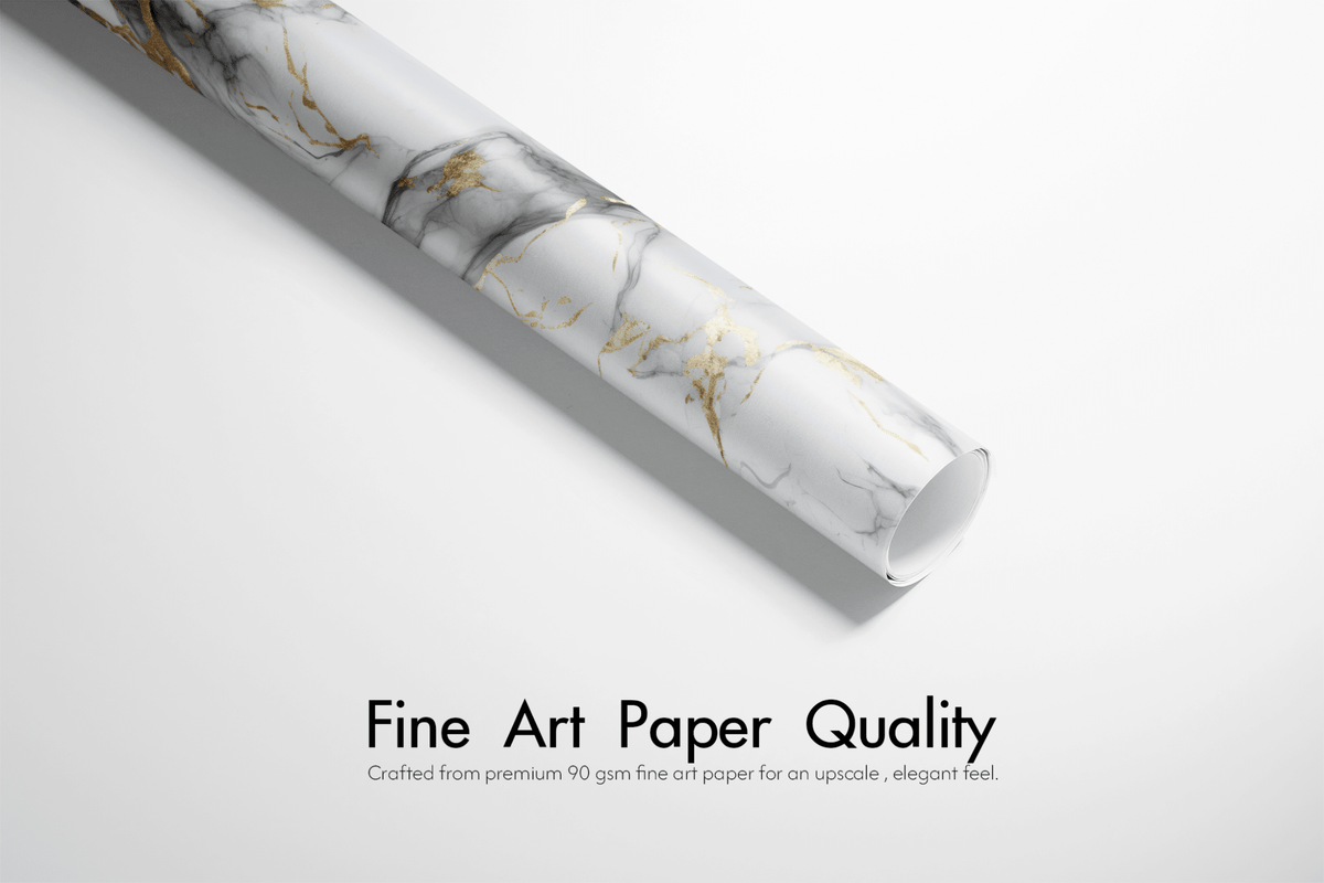 Carrara Gold - Haus of WrapLuxury Gift Wrapping paper