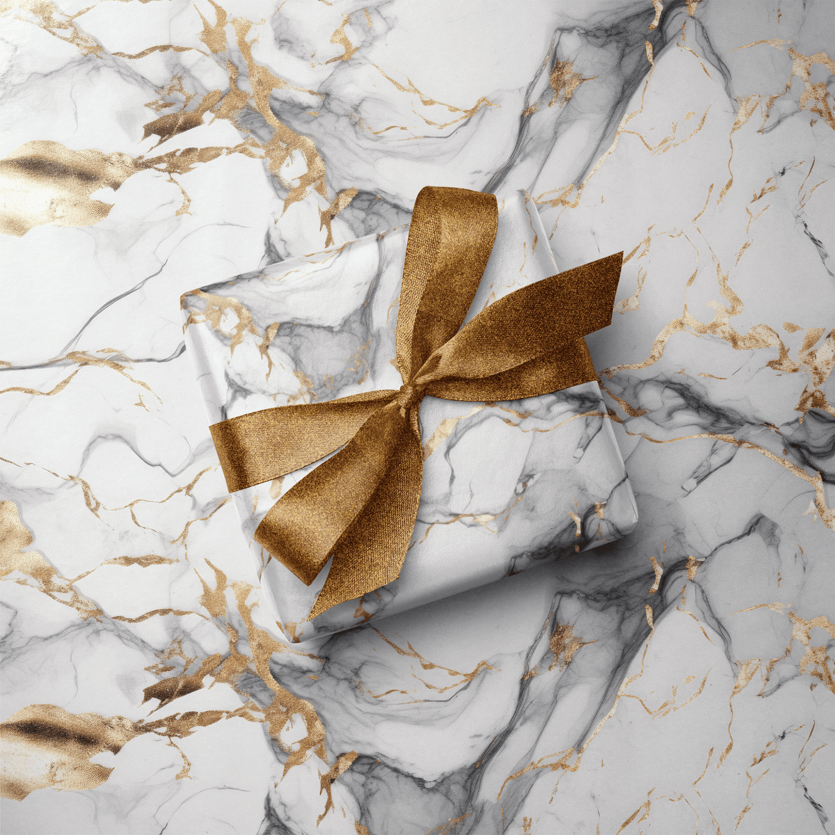 Carrara Gold - Haus of WrapLuxury Gift Wrapping paper