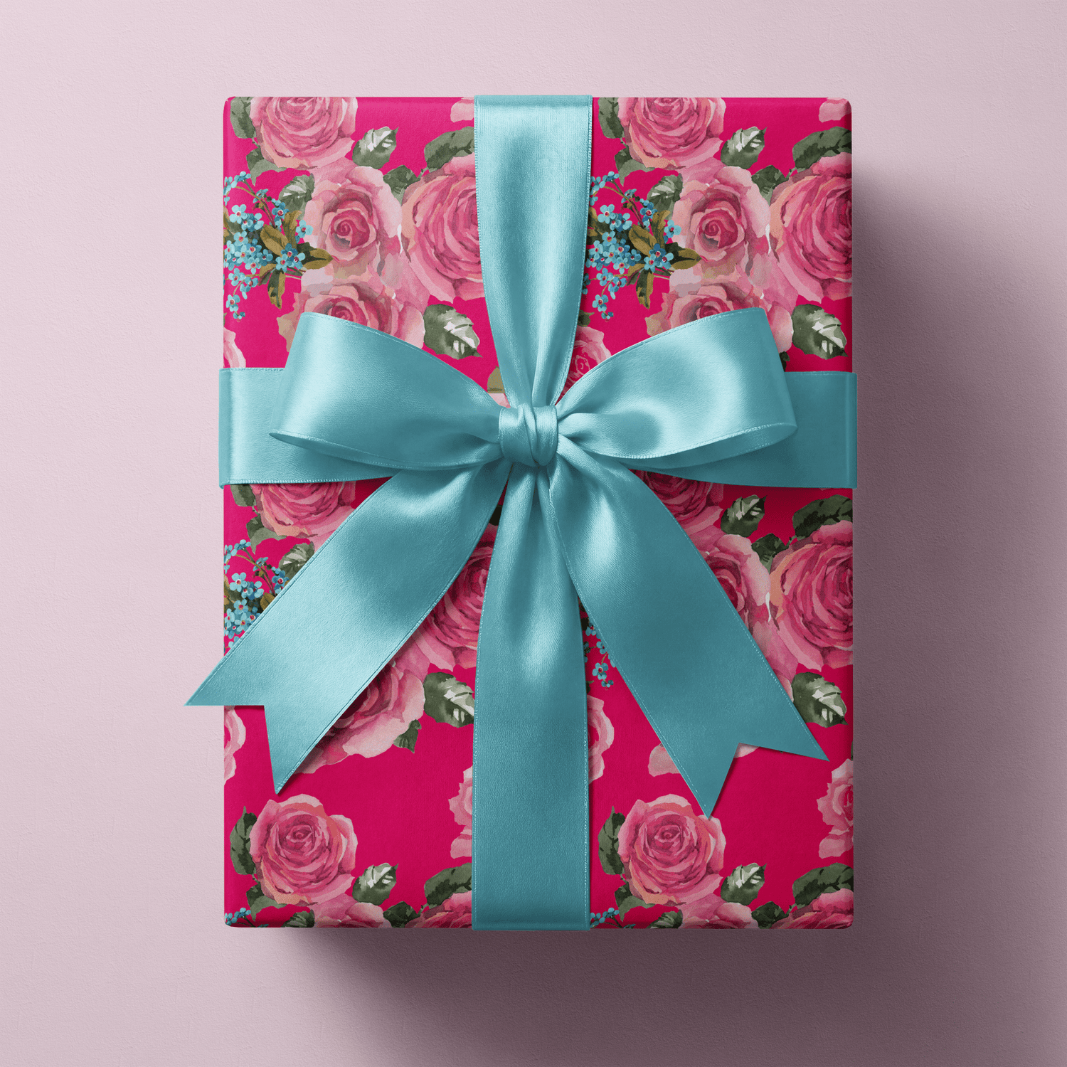 Rosa Elettrica - Pink Wrapping Paper - Haus of Wrap
