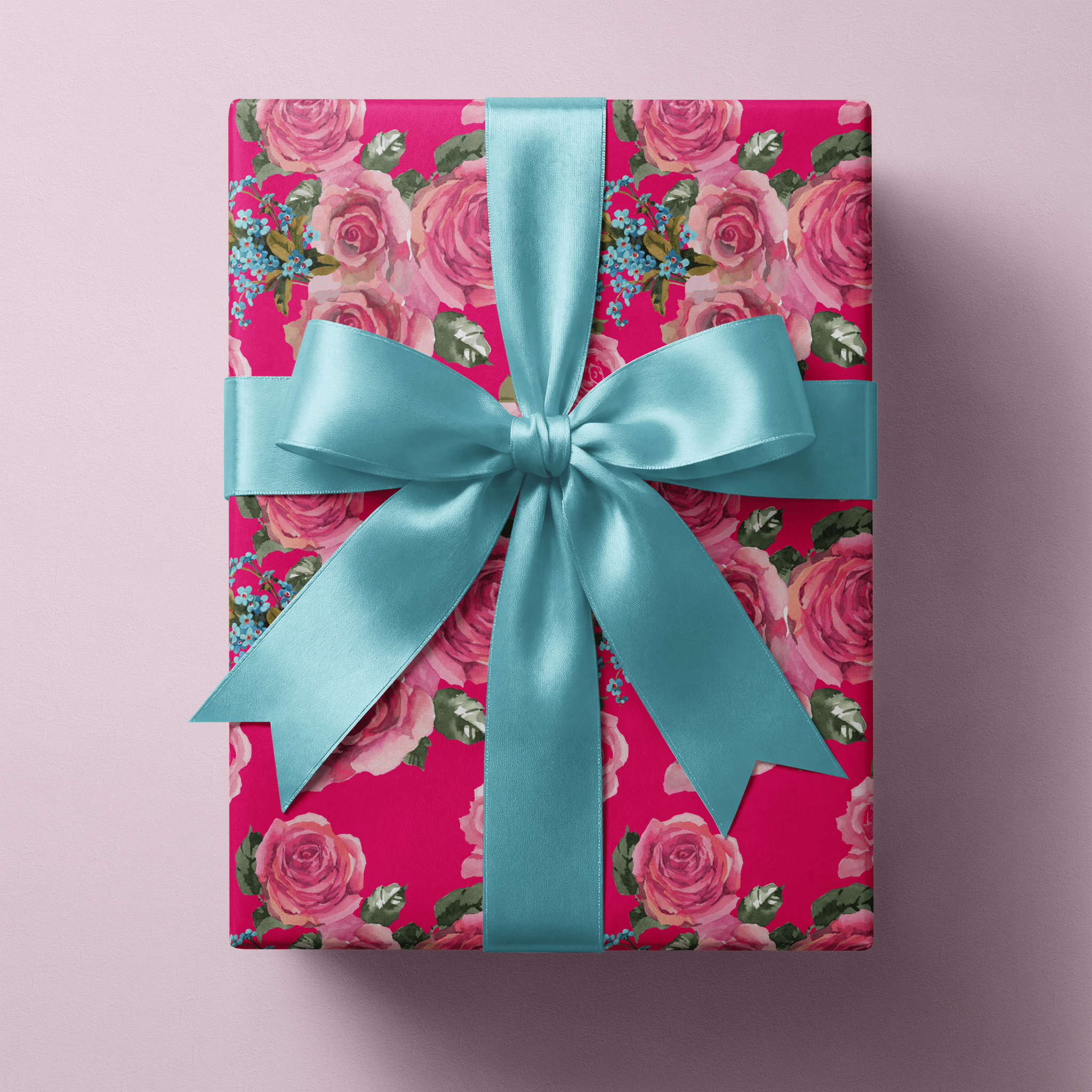 Rosa Elettrica - Pink Wrapping Paper - Haus of Wrap