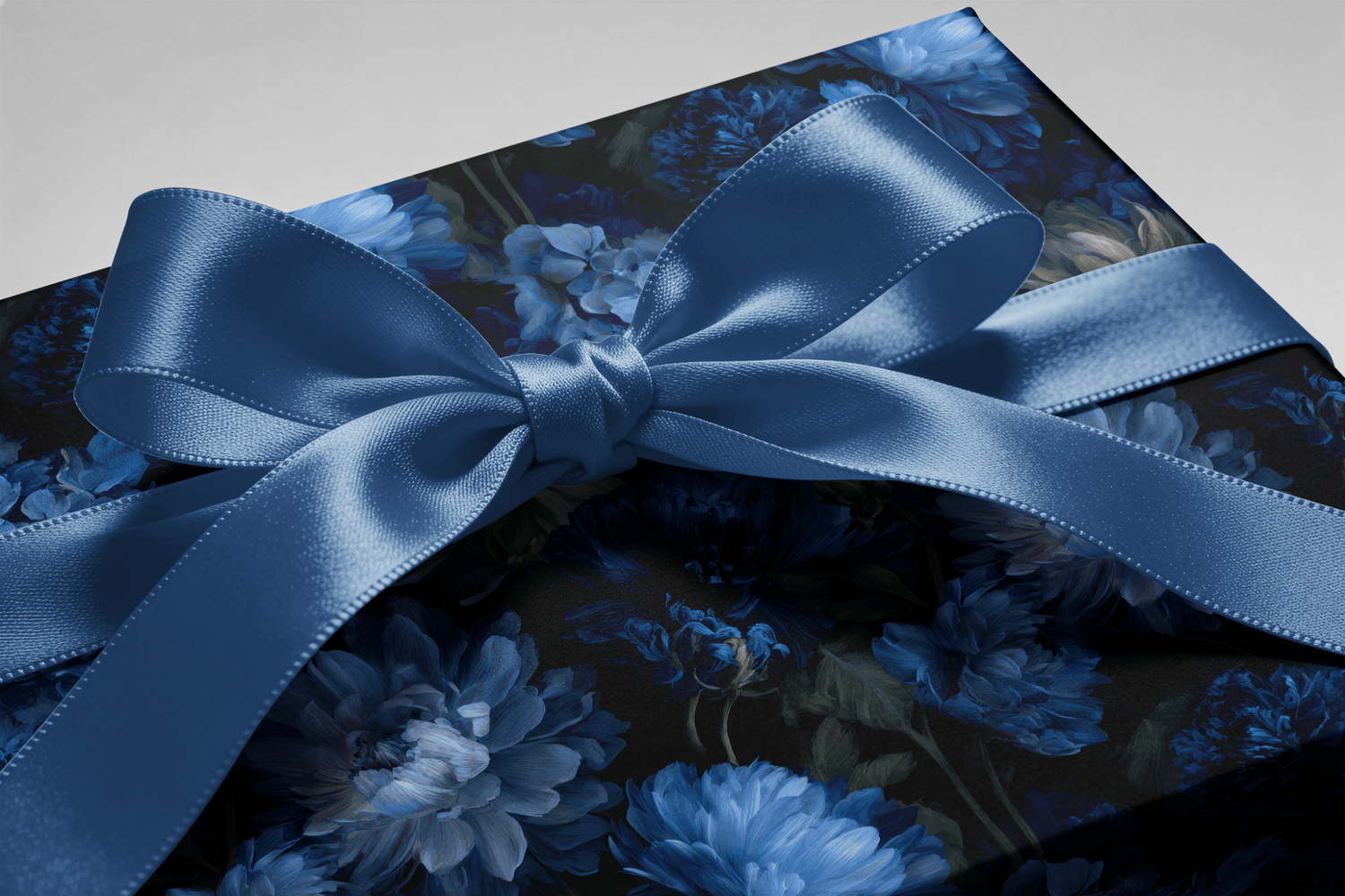 Dark Floral Wrapping PaperPrussian Haus of Wrap