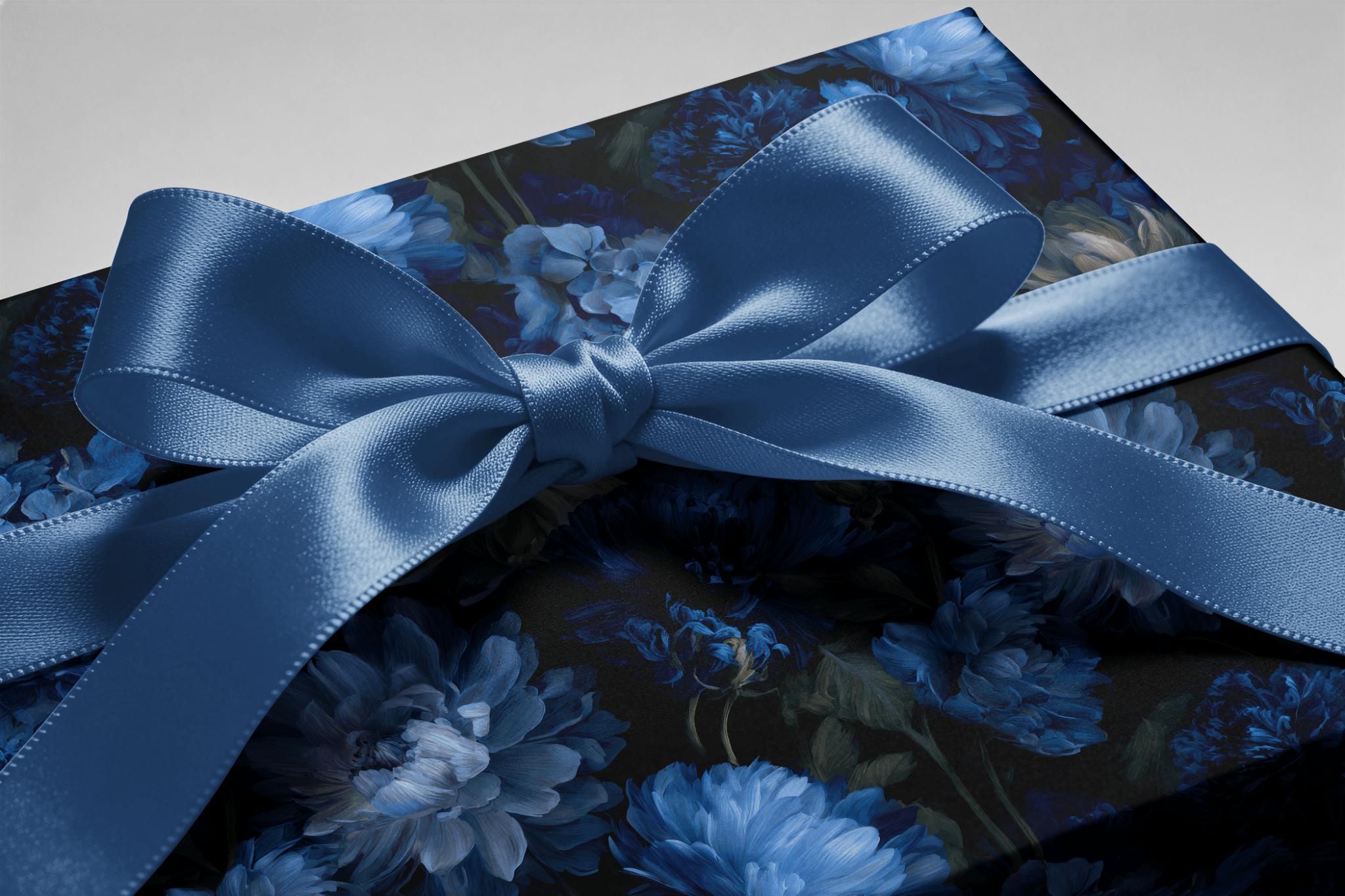 Dark Floral Wrapping PaperPrussian Haus of Wrap