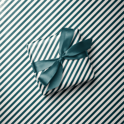 Teal Wrapping Paper - The Forecast - Haus of Wrap