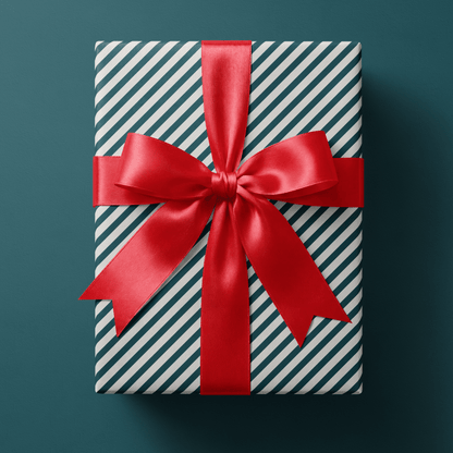 Teal Wrapping Paper - The Forecast - Haus of Wrap