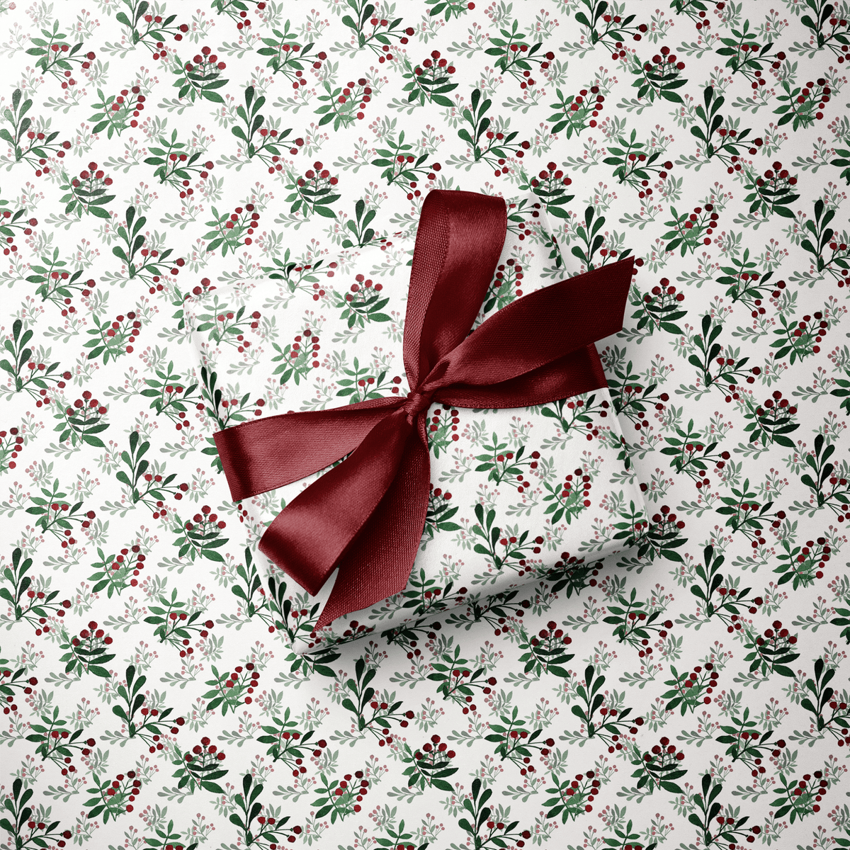 Christmas Gift Wrapping Paper - Boreal - Haus of Wrap
