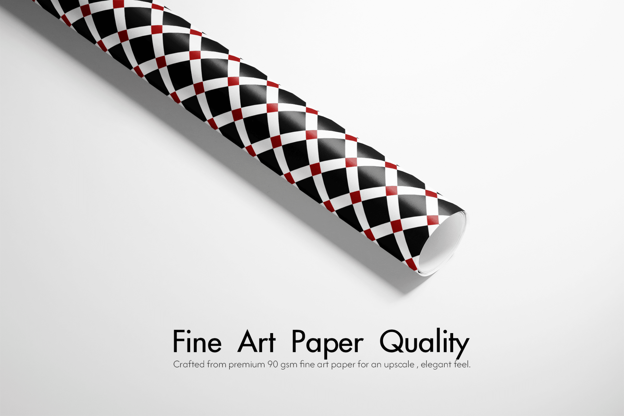 Geometric Gift Wrapping Paper - Carré Rouge - Haus of Wrap