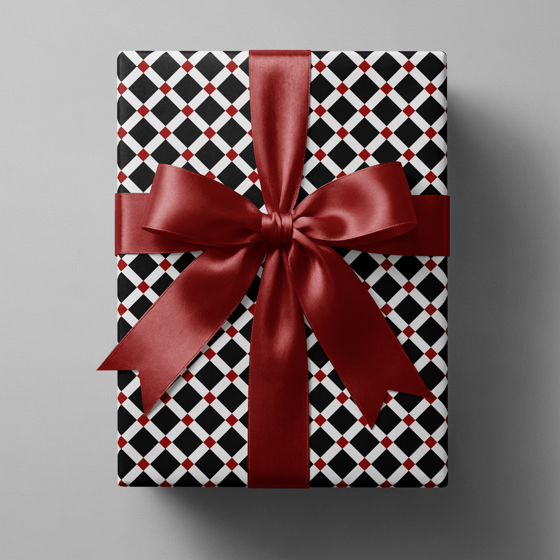 Geometric Gift Wrapping Paper - Carré Rouge - Haus of Wrap