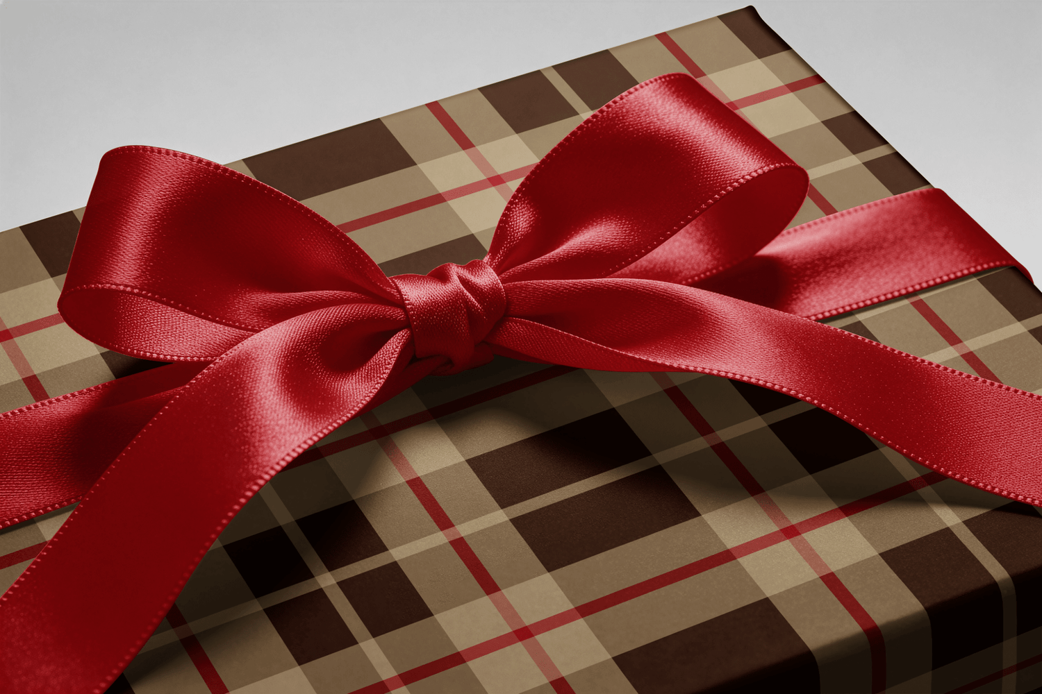 Plaid Christmas Gift Wrap - Kensington - Haus of Wrap