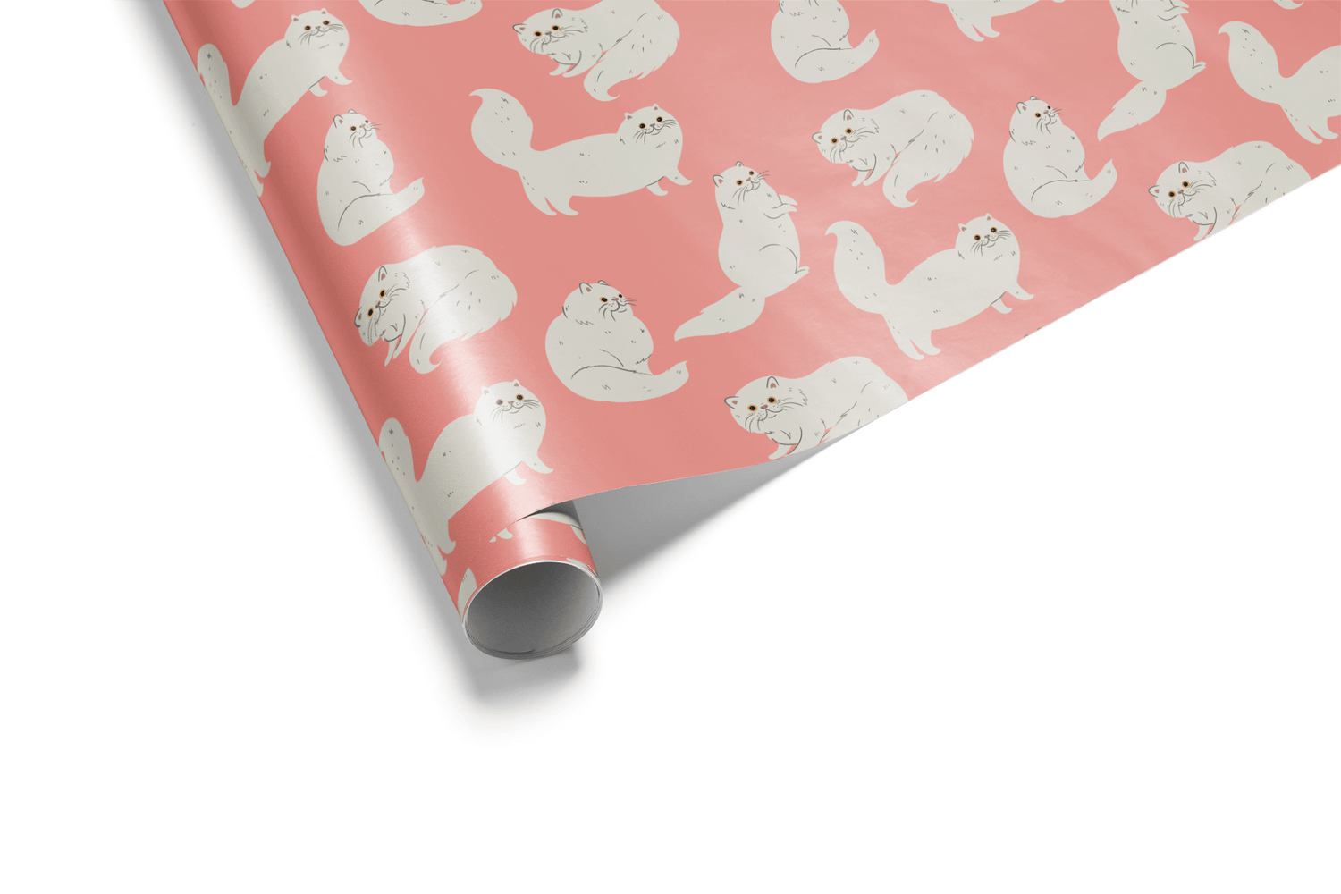 Cat Gift Wrapping Paper - Madame Fluff - Haus of Wrap