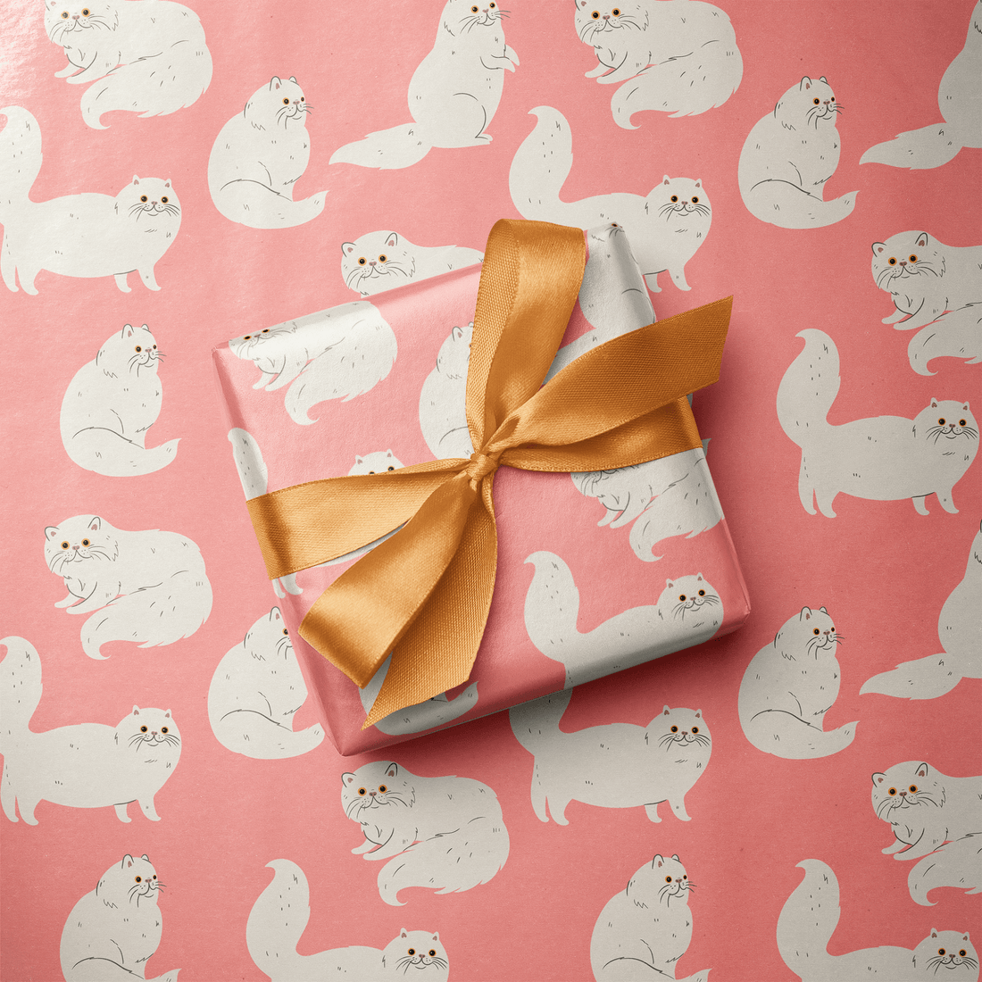 Cat Gift Wrapping Paper - Madame Fluff - Haus of Wrap