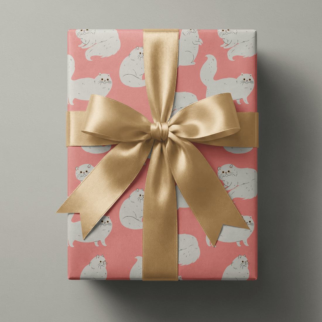 Cat Gift Wrapping Paper - Madame Fluff - Haus of Wrap