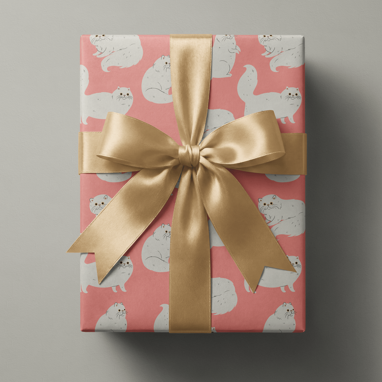 Cat Gift Wrapping Paper - Madame Fluff - Haus of Wrap