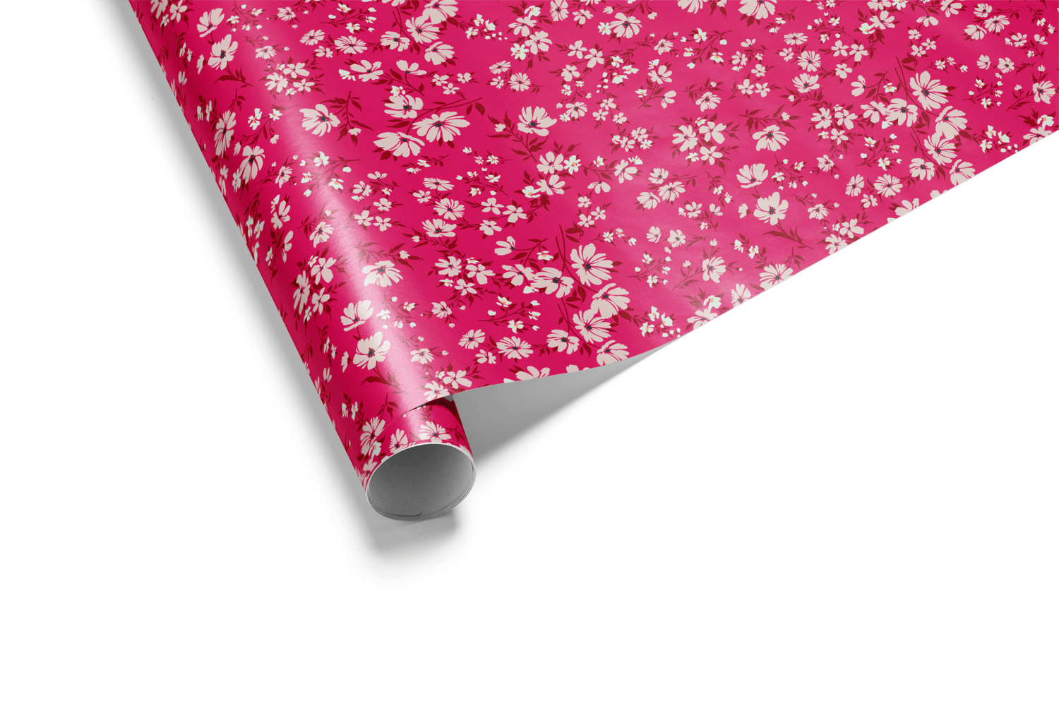 Pink Floral Wrapping Paper - Magenta Bloom - Haus of Wrap