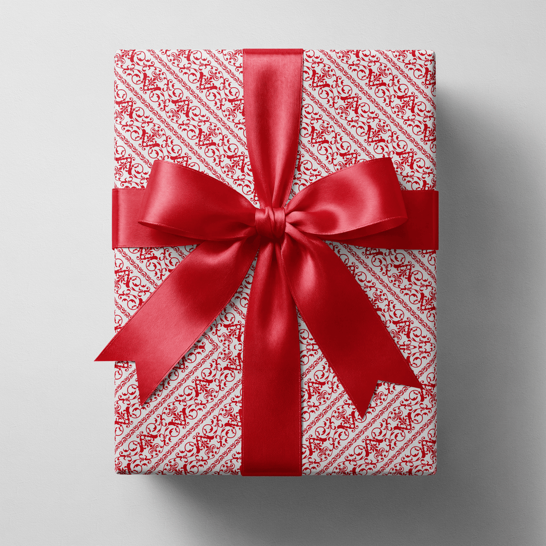 Red Wrapping Paper - Scarlet Letter - Haus of Wrap