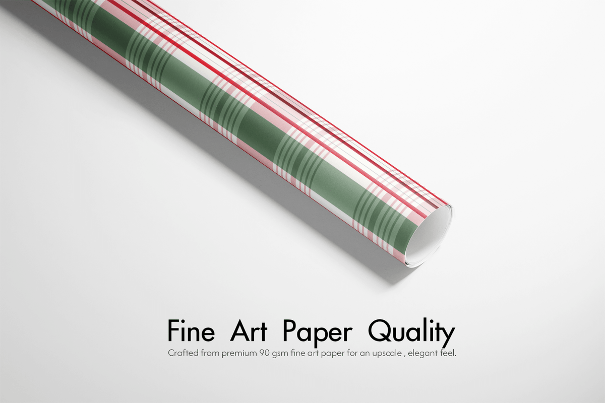 Christmas Plaid Wrapping Paper - Rosalie - Haus of Wrap