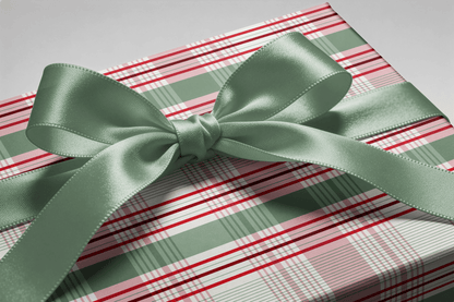 Christmas Plaid Wrapping Paper - Rosalie - Haus of Wrap
