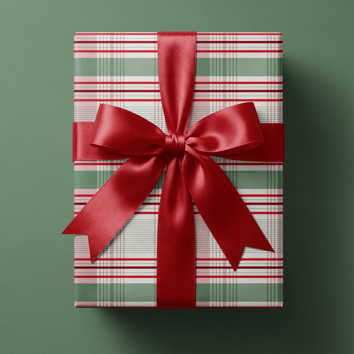 Christmas Plaid Wrapping Paper - Rosalie - Haus of Wrap