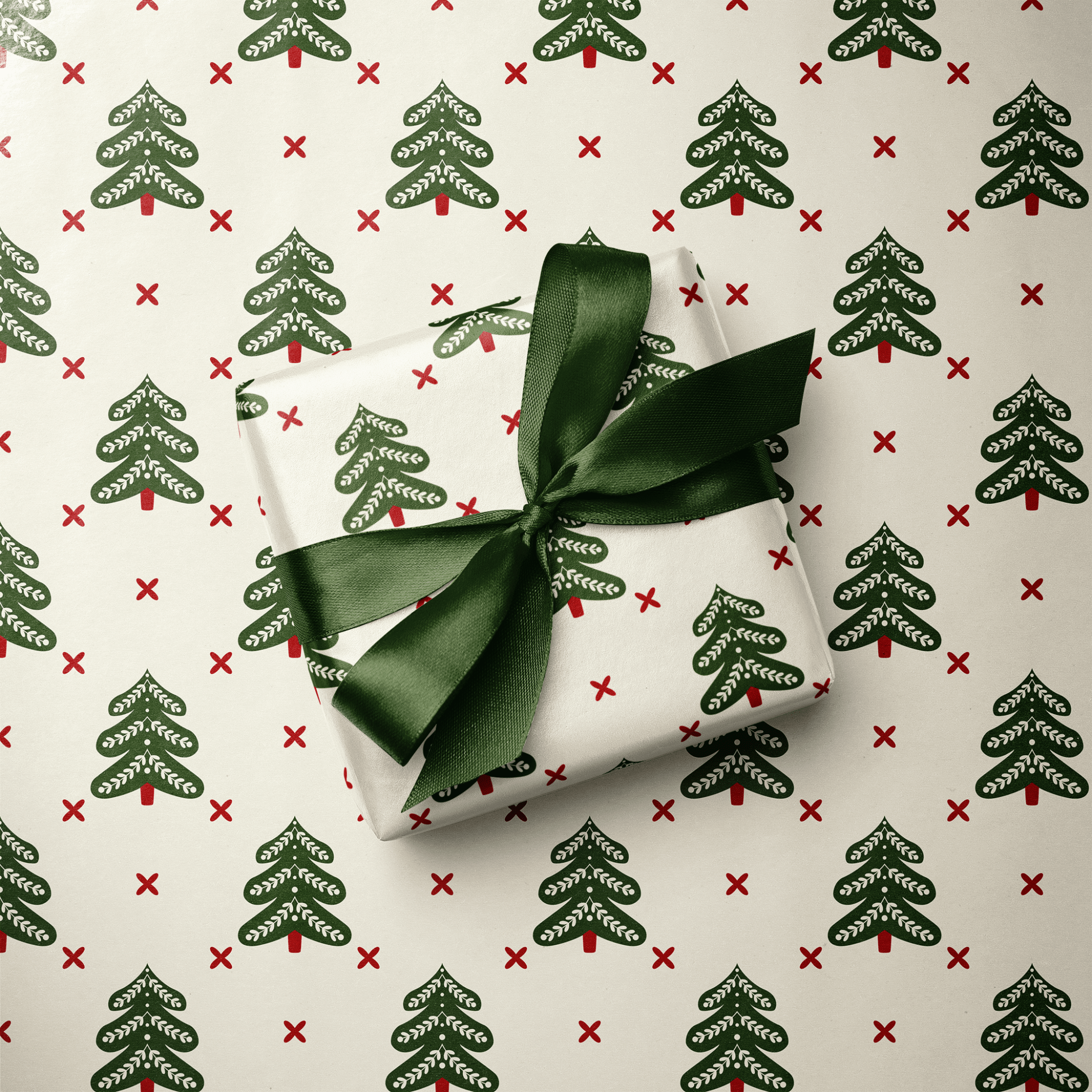 Christmas Wrapping Paper - Stitched - Haus of Wrap