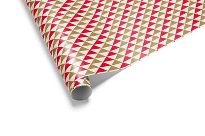Christmas Gift Wrapping Paper - Triangolo - Haus of Wrap