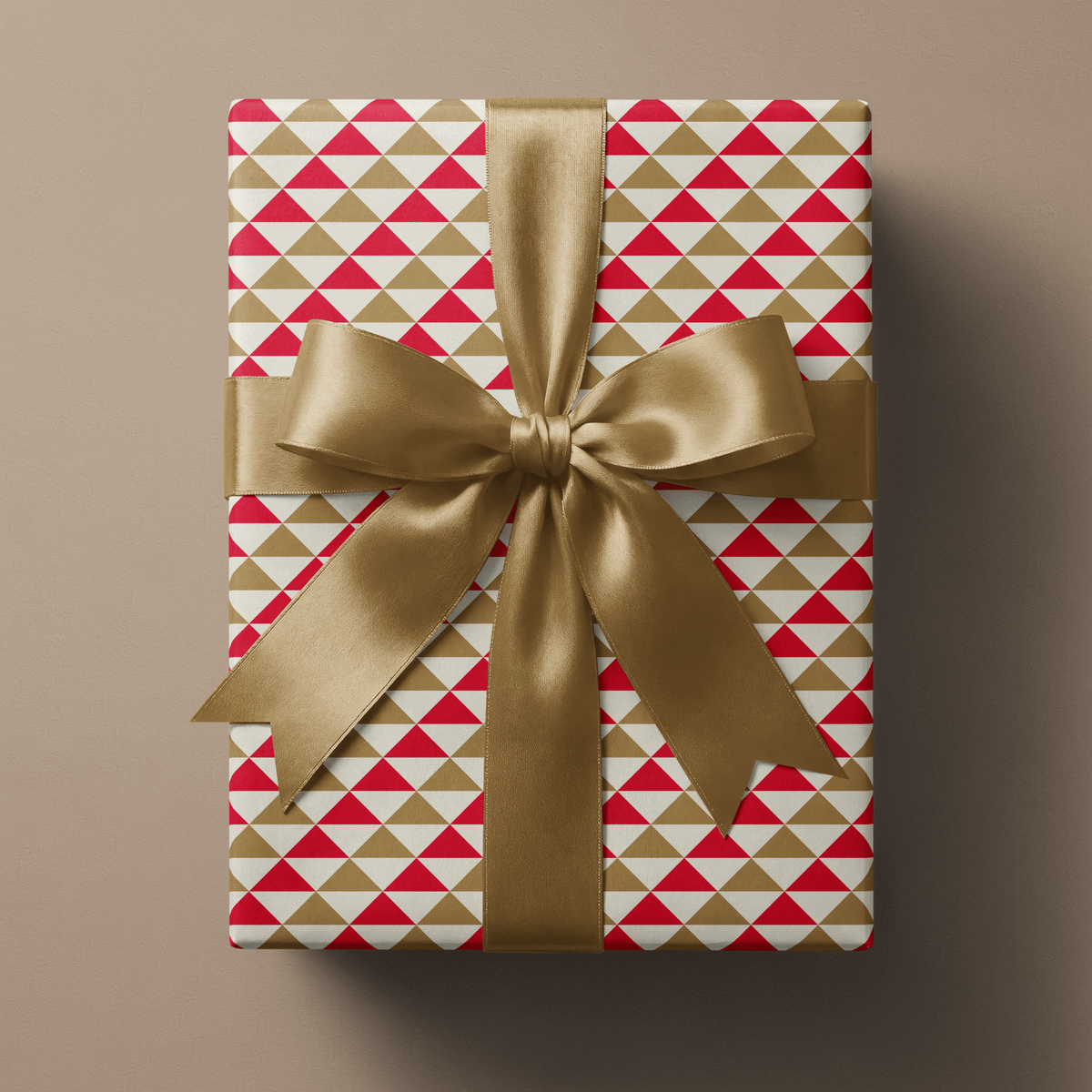 Christmas Gift Wrapping Paper - Triangolo - Haus of Wrap