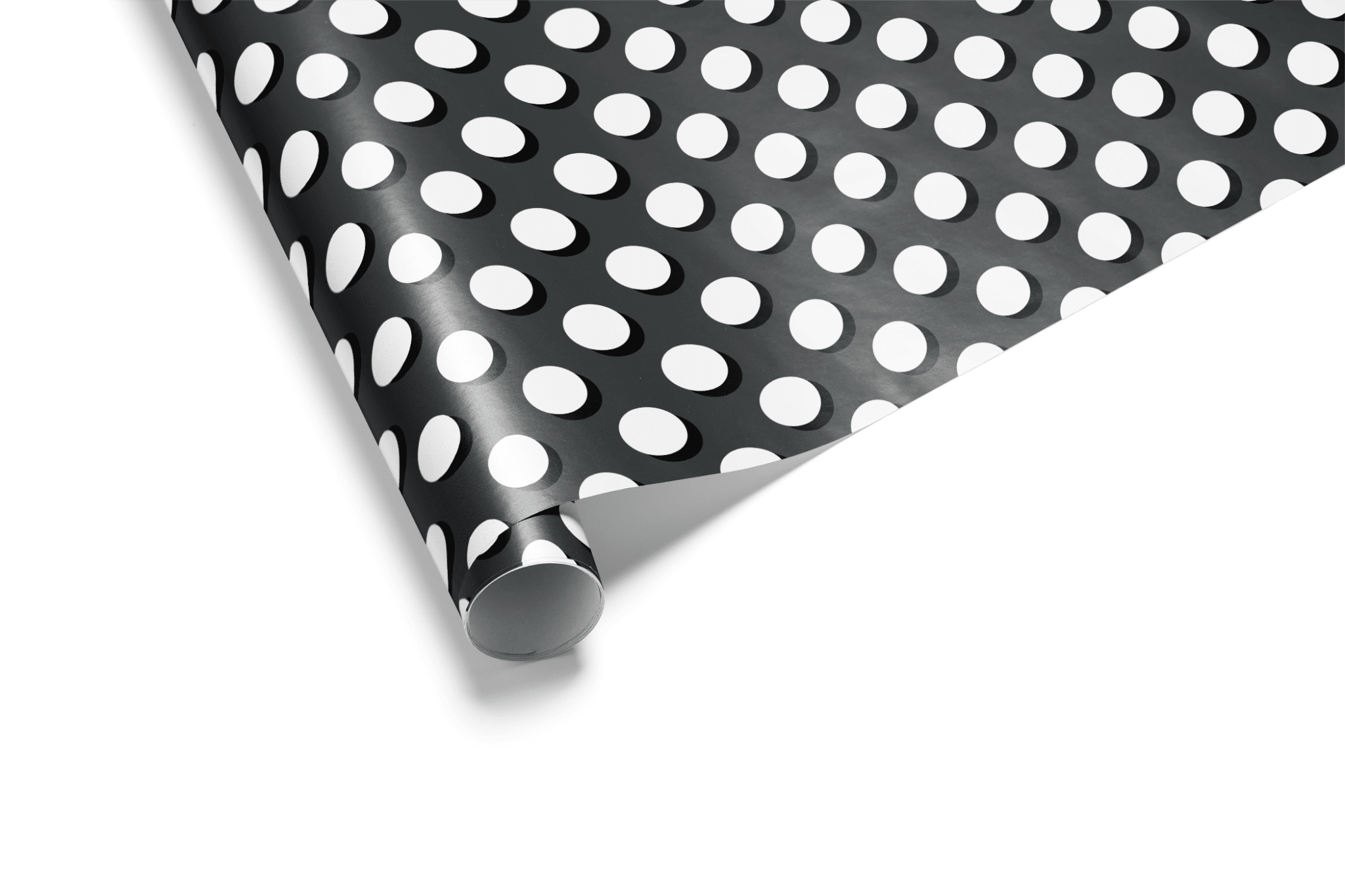 Black and White Wrapping Paper - White Out - Haus of Wrap