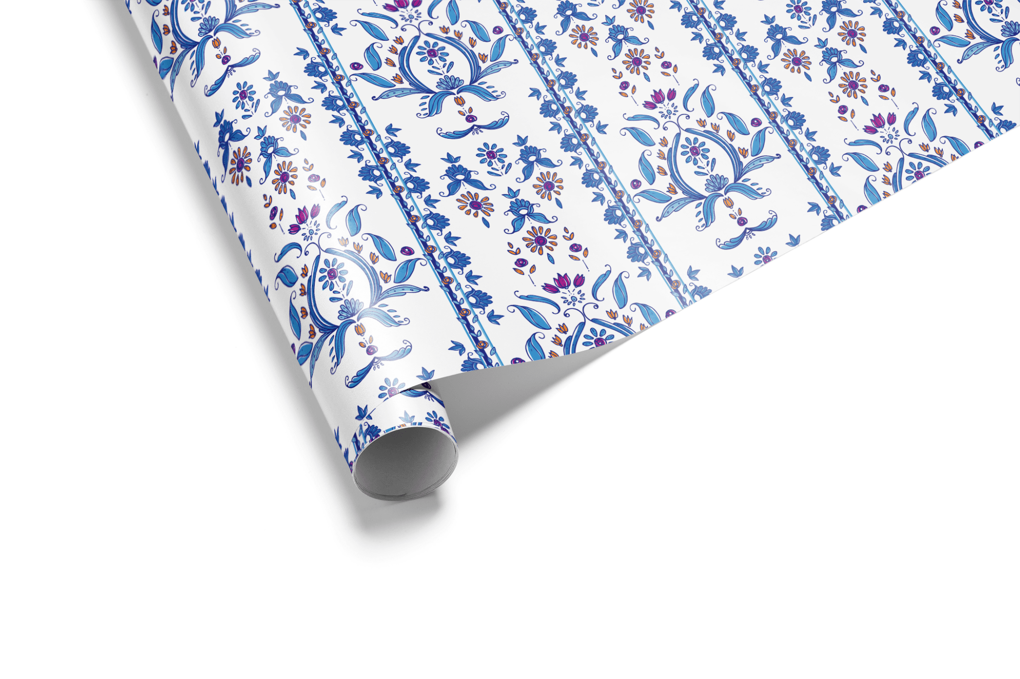 Beautiful Gift Wrapping Paper - Iznik - Haus of Wrap