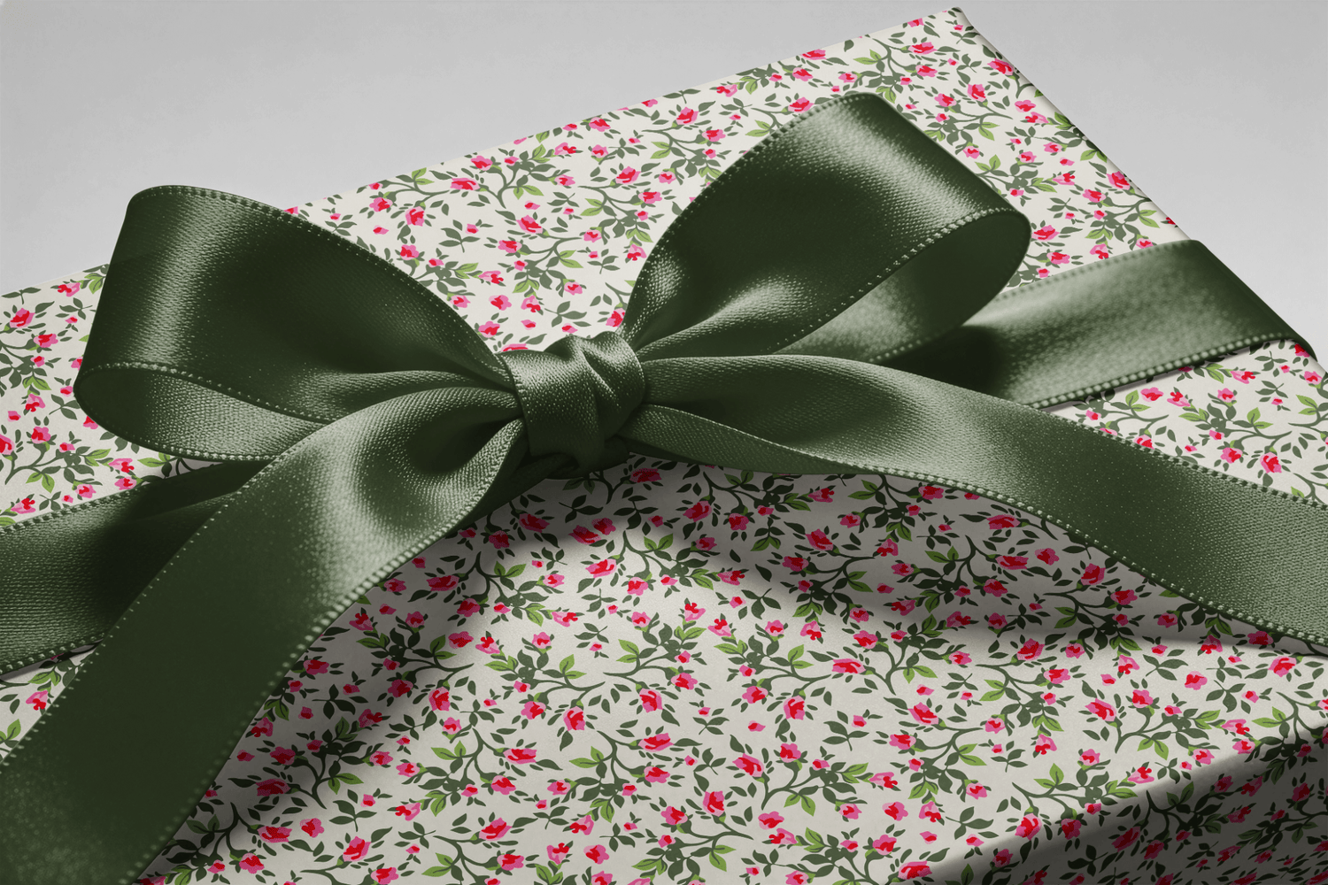 Floral Wrapping Paper Roll - Briar Rose - Haus of Wrap