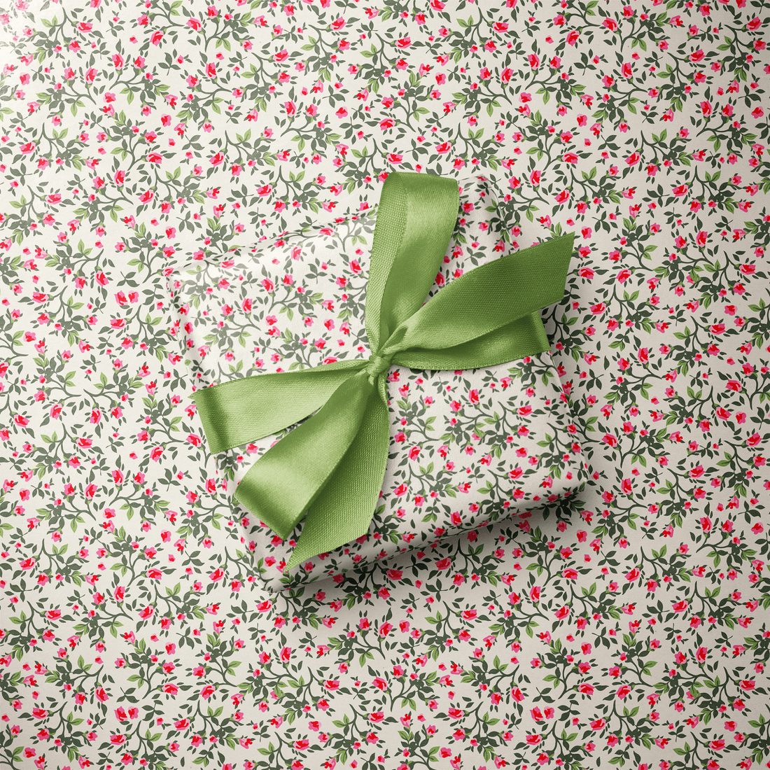 Floral Wrapping Paper Roll - Briar Rose - Haus of Wrap
