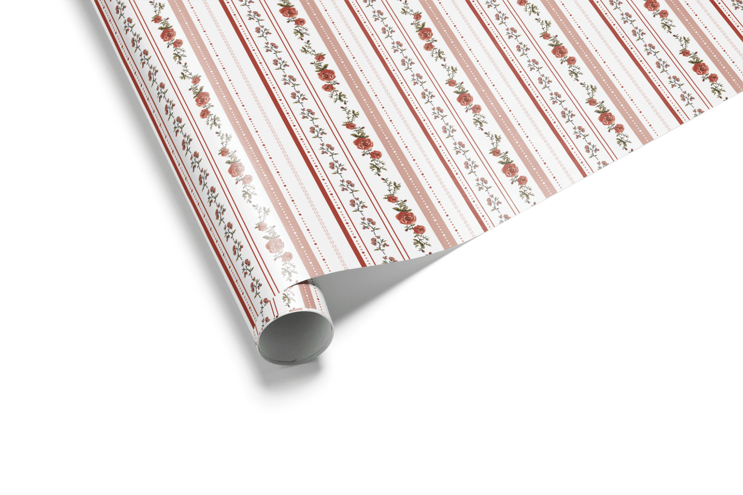 Romantic Wrapping Paper - Montagne Rose - Haus of Wrap