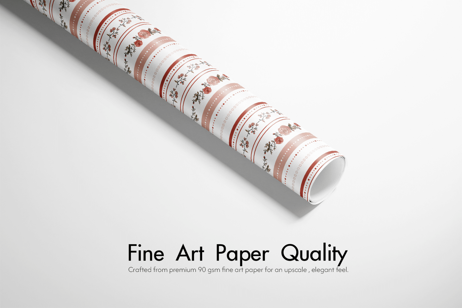 Romantic Wrapping Paper - Montagne Rose - Haus of Wrap