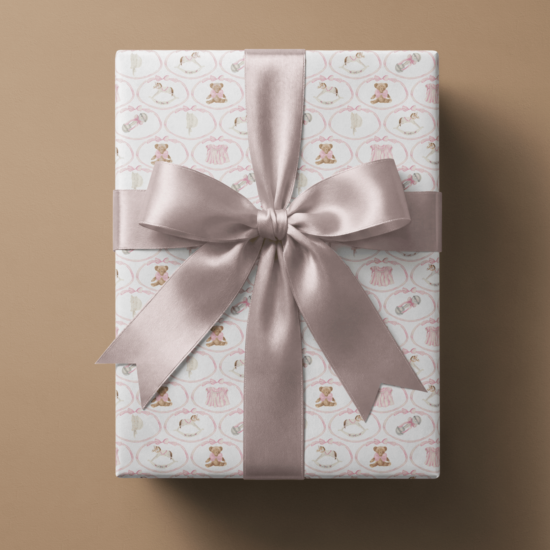 Baby Shower Wrapping Paper Girl - First Chapter - Haus of Wrap