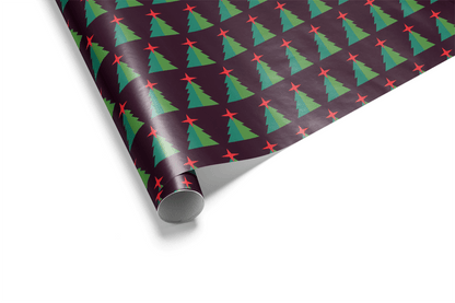 Black Christmas Wrapping Paper - The Cut - Haus of Wrap
